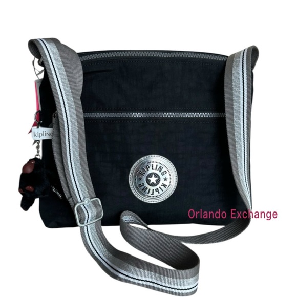 Kipling Black Annabelle Messenger Bag - Picture 1 of 12